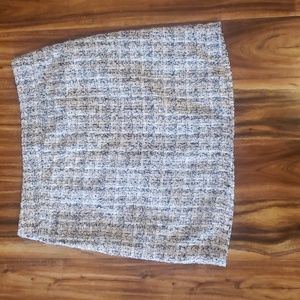 Rachel Zoe plaid lined skirt, size 8